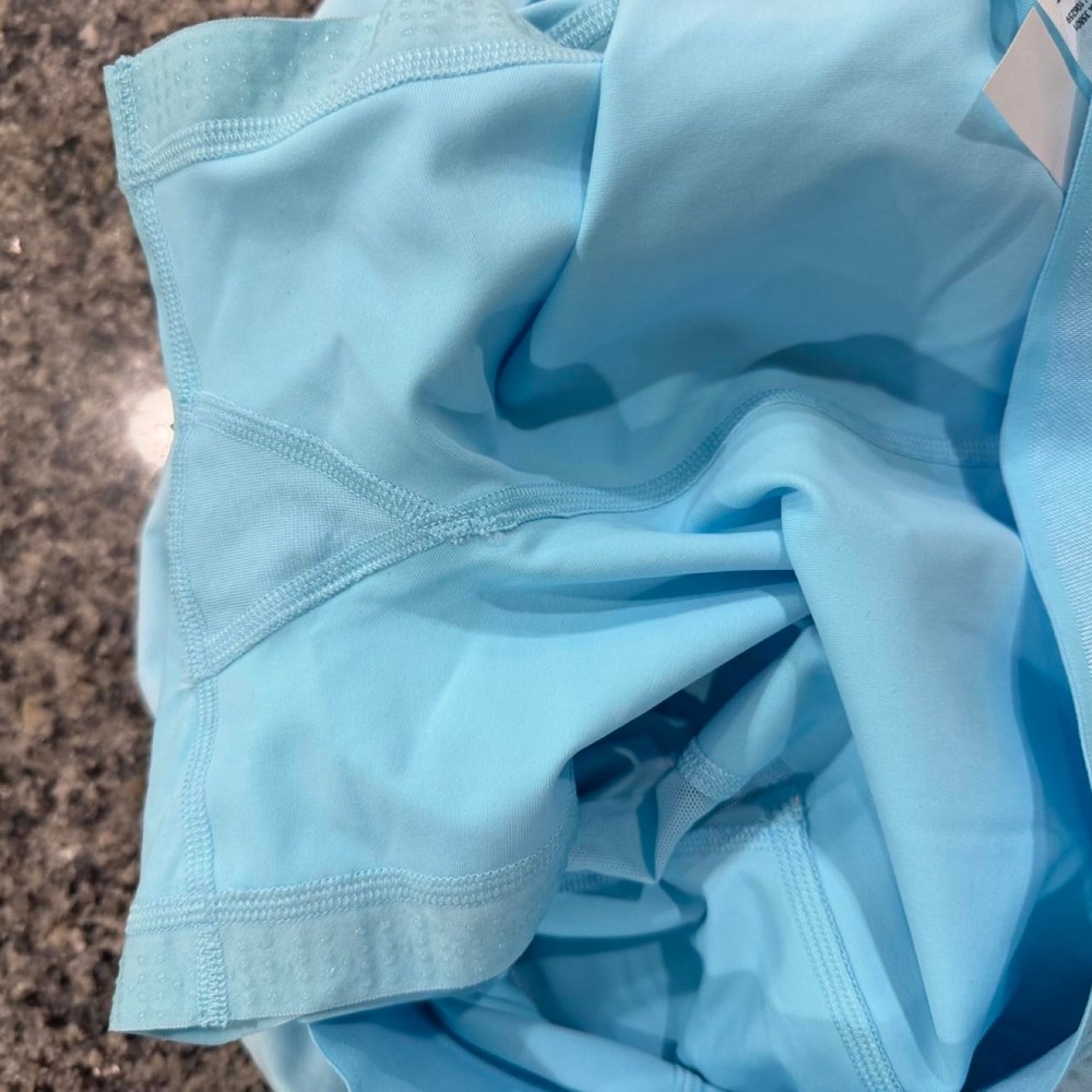 Lululemon Court Rival High-Rise Skirt Long Cyan Blue LW8AH4T Size 8 - Picture 4 of 5